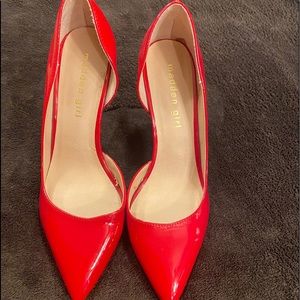 MADDEN GIRL RED PATENT PUMPS US SZ 8
